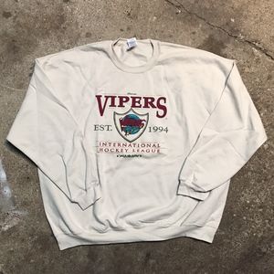 Detroit Vipers Est 1994 Sweatshirt Sand 3X 5X